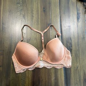 NWOT Third Love Classic Lace Racerback Bra Pinkish Bronze 36B